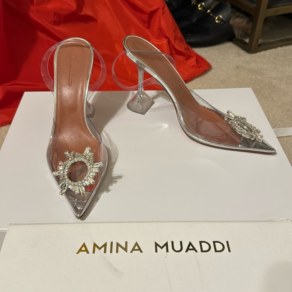 AMINA MUADDI
Begum Glass Heel - Picture 2 of 14